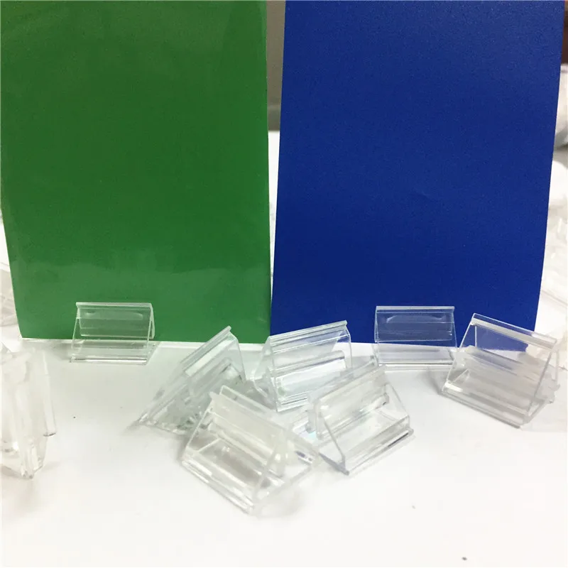 10PCS Crystal Full trasparent PP Full Plastic CardS Base Stand for Paper Card Board Games Children Cards Stand Game Accessories