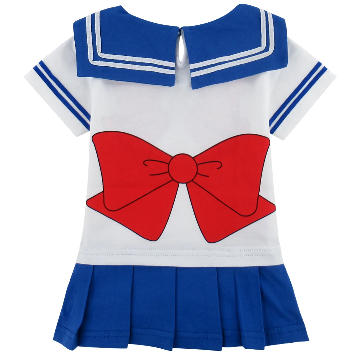 Baby Girls Sailor Moon Cosplay Costume Anime Short Sleeve Dress Infant Halloween Costumes Newborn Tsukino Usagi Cos Clothes