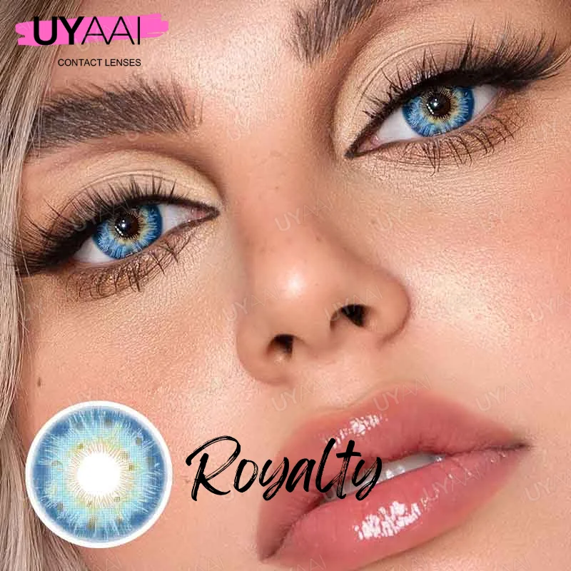 2pcs Yearly Contact Lenses Colored Contacts Beautiful Pupil Natural Contact Lenses for Eyes Color Yearly Cosmetic Contact Lens