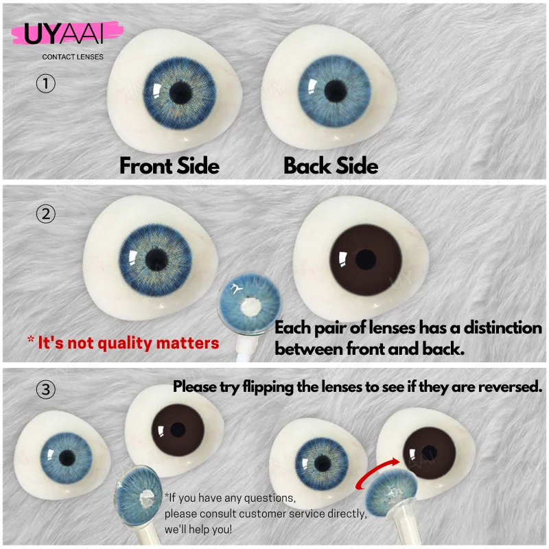 2pcs Yearly Contact Lenses Colored Contacts Beautiful Pupil Natural Contact Lenses for Eyes Color Yearly Cosmetic Contact Lens