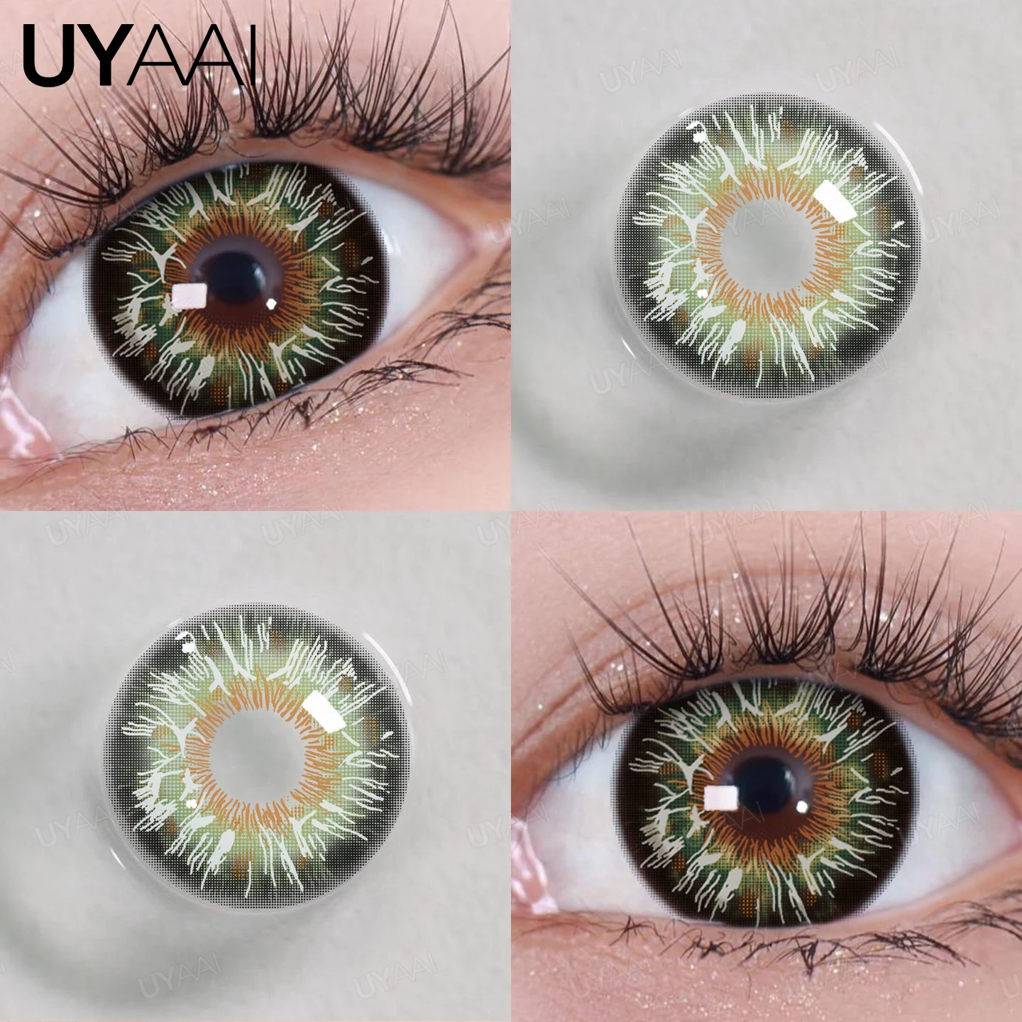 2pcs Yearly Contact Lenses Colored Contacts Beautiful Pupil Natural Contact Lenses for Eyes Color Yearly Cosmetic Contact Lens