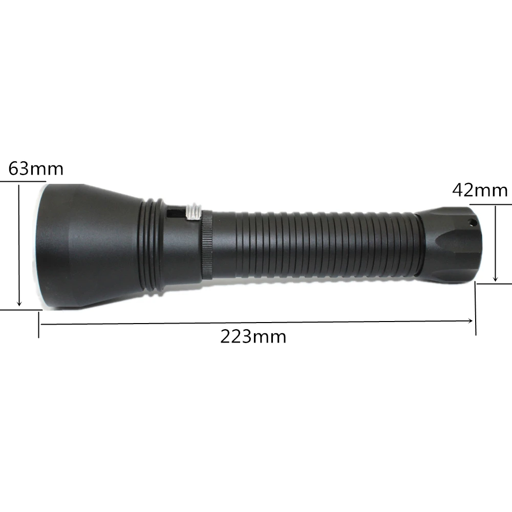 Professional Spearfishing Hunting Scuba XHP70.2 LED dive light 4000 lumen diving flashlight 26650 torch underwater flashlight