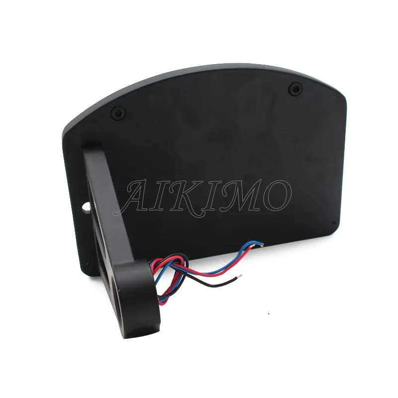 Motorcycle License Plate LED Tail Light Horizontal Side Mount Bracket Holder For Harley Bobber Chopper Custom Touring Universal