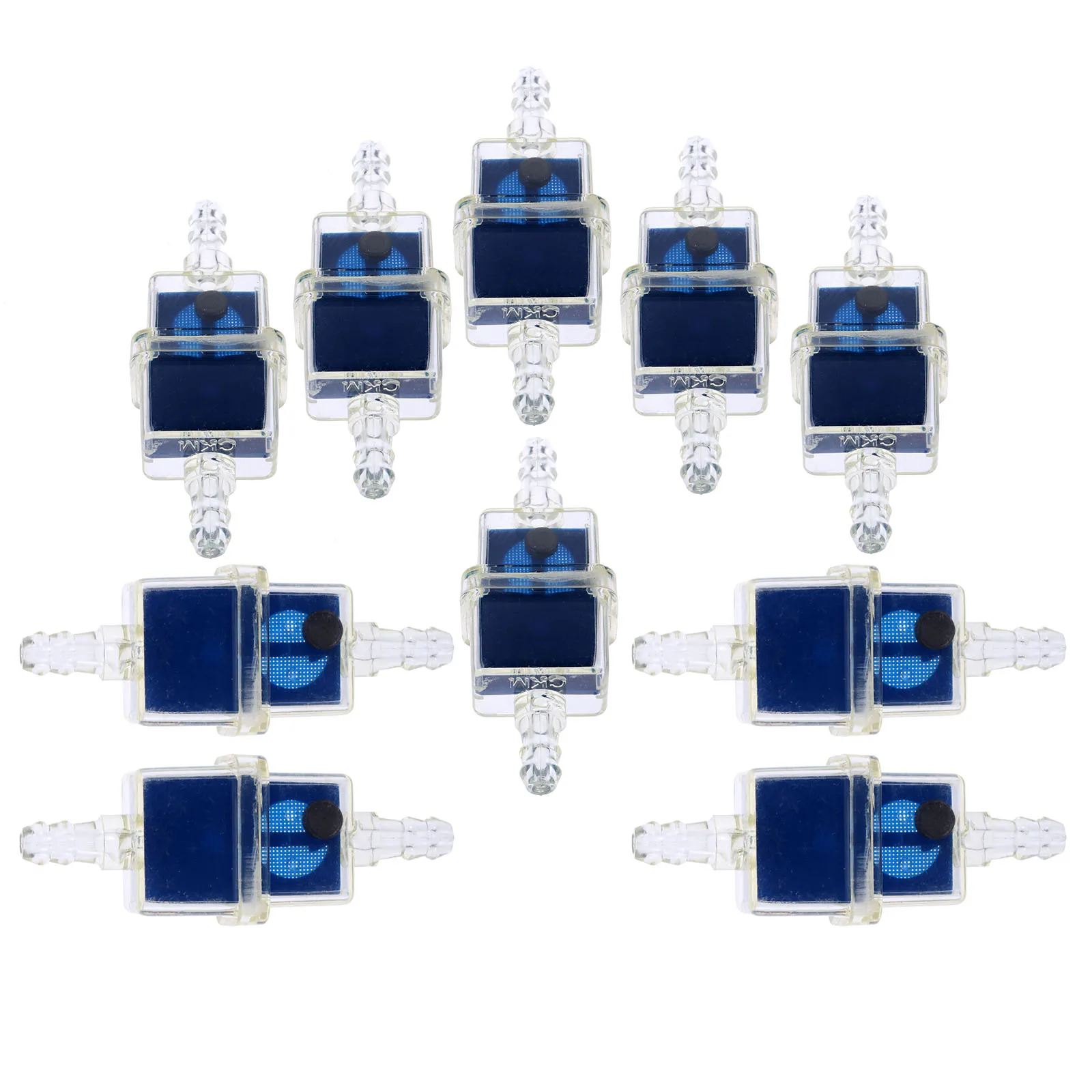 10pcs ABS Motorcycle Moped Petrol Gas Fuel Filter Cup Universal Oil Filter Transparent Belt Magnetic Oil Cup Universal
