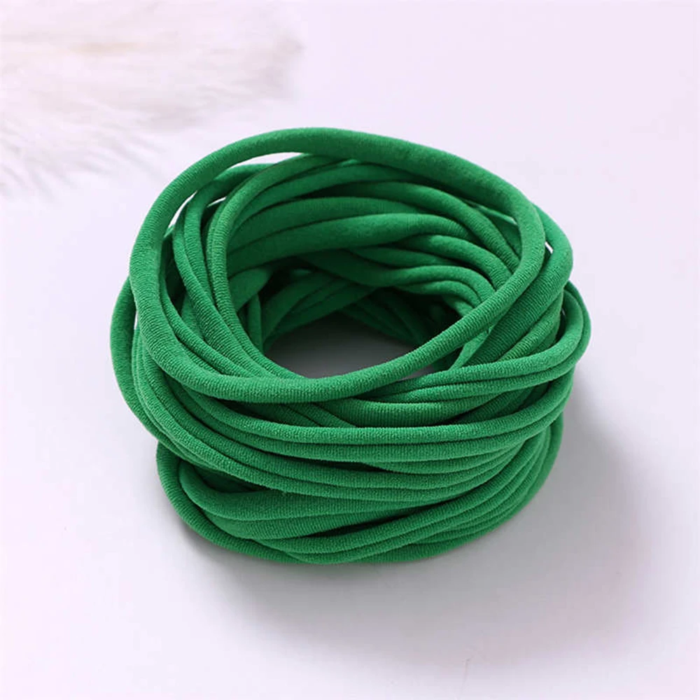 100Pcs/Lot Baby Girl DIY Stretchy Skinny Nylon Girl Elastic Supper Soft Headband Baby Accessories Infant Headwear Baby Items