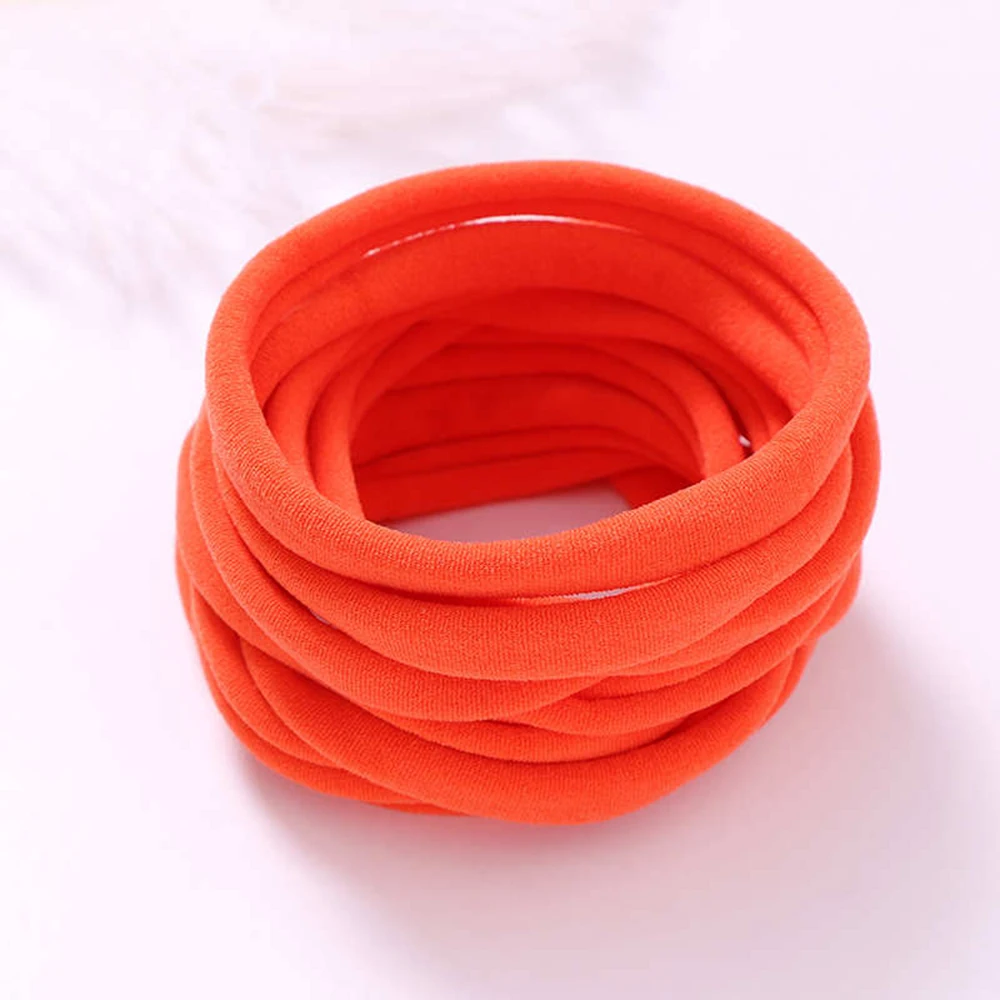 100Pcs/Lot Baby Girl DIY Stretchy Skinny Nylon Girl Elastic Supper Soft Headband Baby Accessories Infant Headwear Baby Items