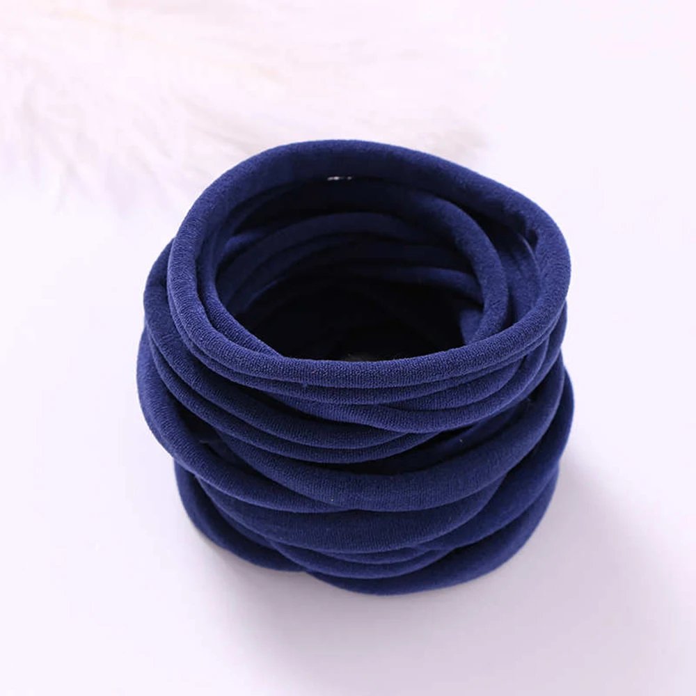 100Pcs/Lot Baby Girl DIY Stretchy Skinny Nylon Girl Elastic Supper Soft Headband Baby Accessories Infant Headwear Baby Items
