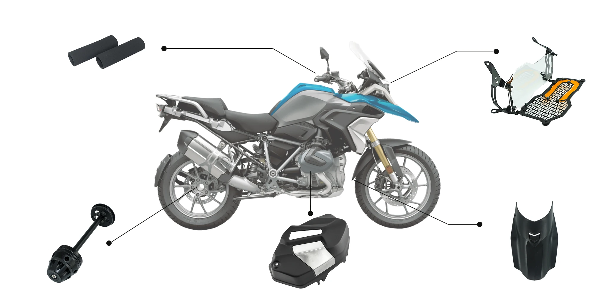 Aluminum Toolbox Toolbag for Tool Box Case Bag For R1200GS R1250GS Adventure R 1250 GS/ADV GS1200 F850GS TRK 502 X Inner Bag