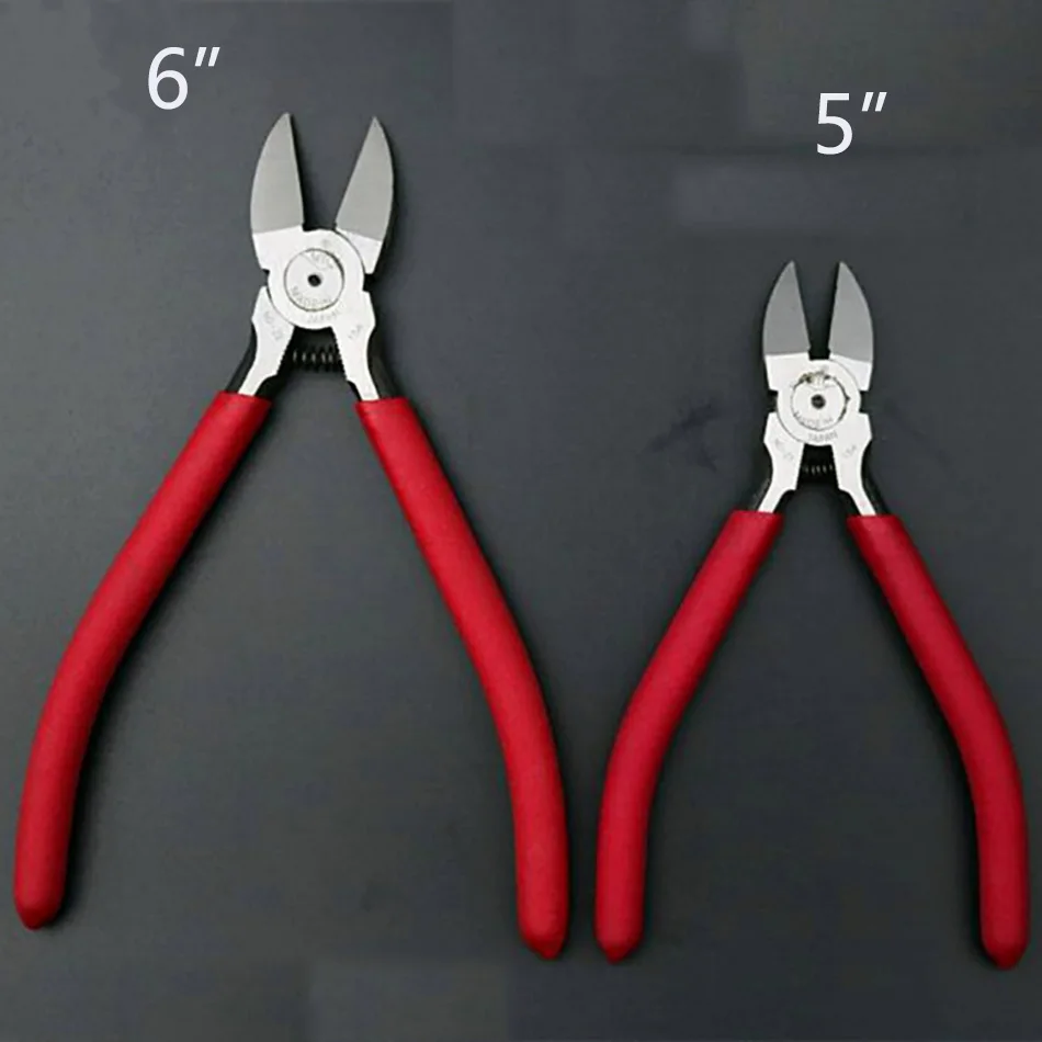 High Quality 5 6 7 inch Diagonal Pliers Wire Cutting Nipper Hand Tools Cable Cutter Water Rubber Shank