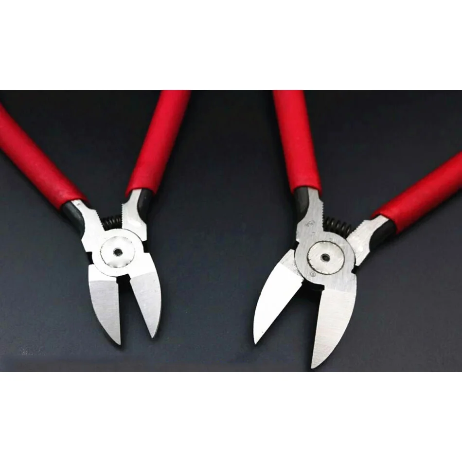High Quality 5 6 7 inch Diagonal Pliers Wire Cutting Nipper Hand Tools Cable Cutter Water Rubber Shank