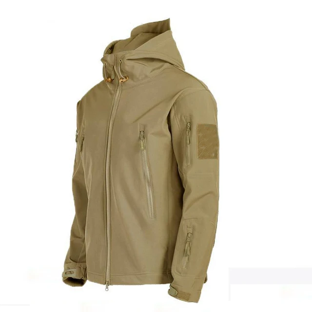 Winter Autumn Tactical Jackets Elastic Men Fleece Waterproof Suits Fishing Warm Hiking Camping Tracksuits Set Hood Coat S-5XL