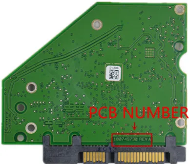 Hard Drive Circuit Board Number: 100749730 REV A / 9021 / 100815275 REV A / 6067 A / ST500DM002, ST1000DM003