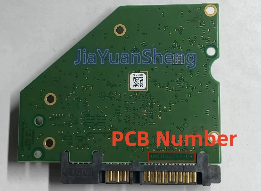 Hard Drive Circuit Board Number: 100749730 REV A / 9021 / 100815275 REV A / 6067 A / ST500DM002, ST1000DM003