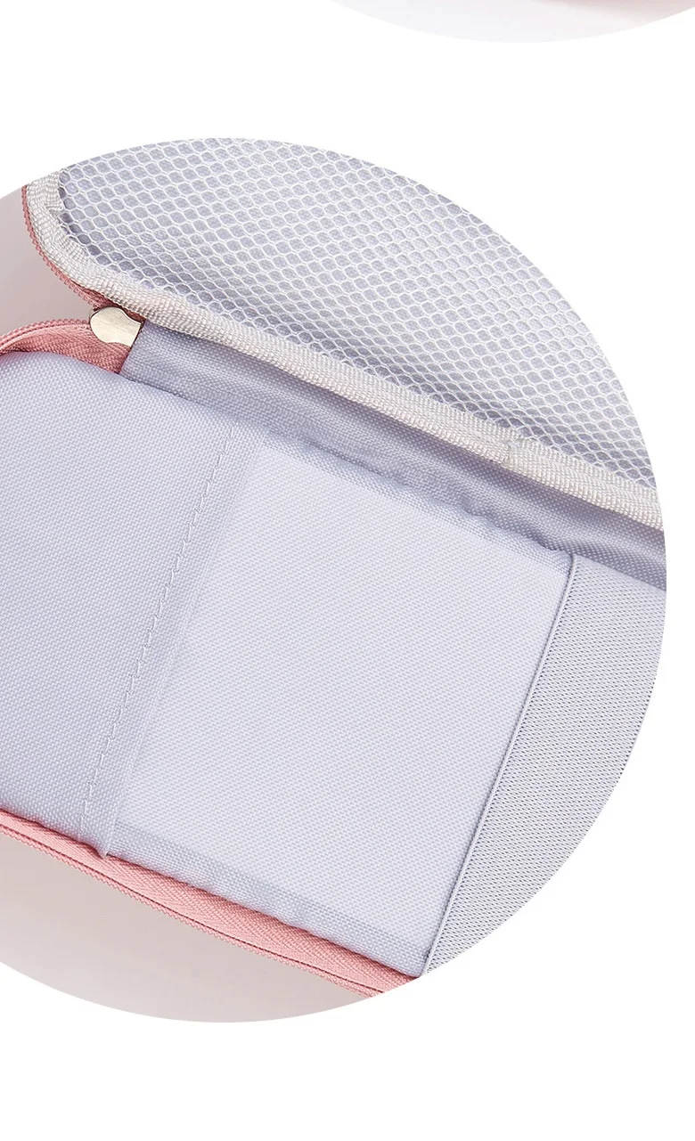Angoo Normcore Pen Bag Pencil Case Two Layer Foldable Stand Fabric Phone Holder Storage Pouch for Stationery Office School A6171