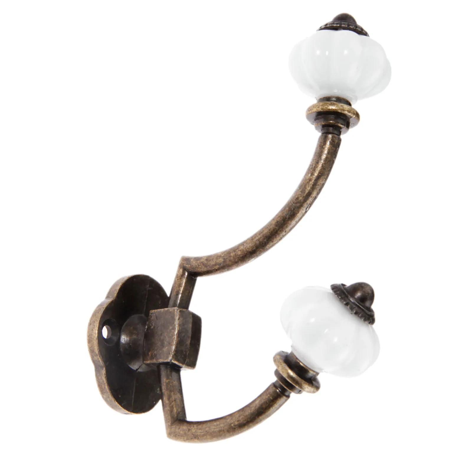 1Pc Antique Bronze Door Hanger Hooks Bathroom Wall Hanger Hats Bag Keychain Alloy Hook Coat Wall Hooks with Screws 125*95mm