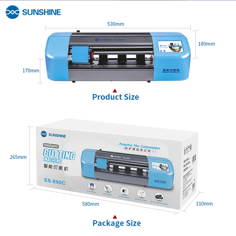 Sunshine S-917C Dust Free Working Room Anti Dust Bench Adjustable Wind Cleaning Room for Phone iPad Refurbish Repair for SS-890