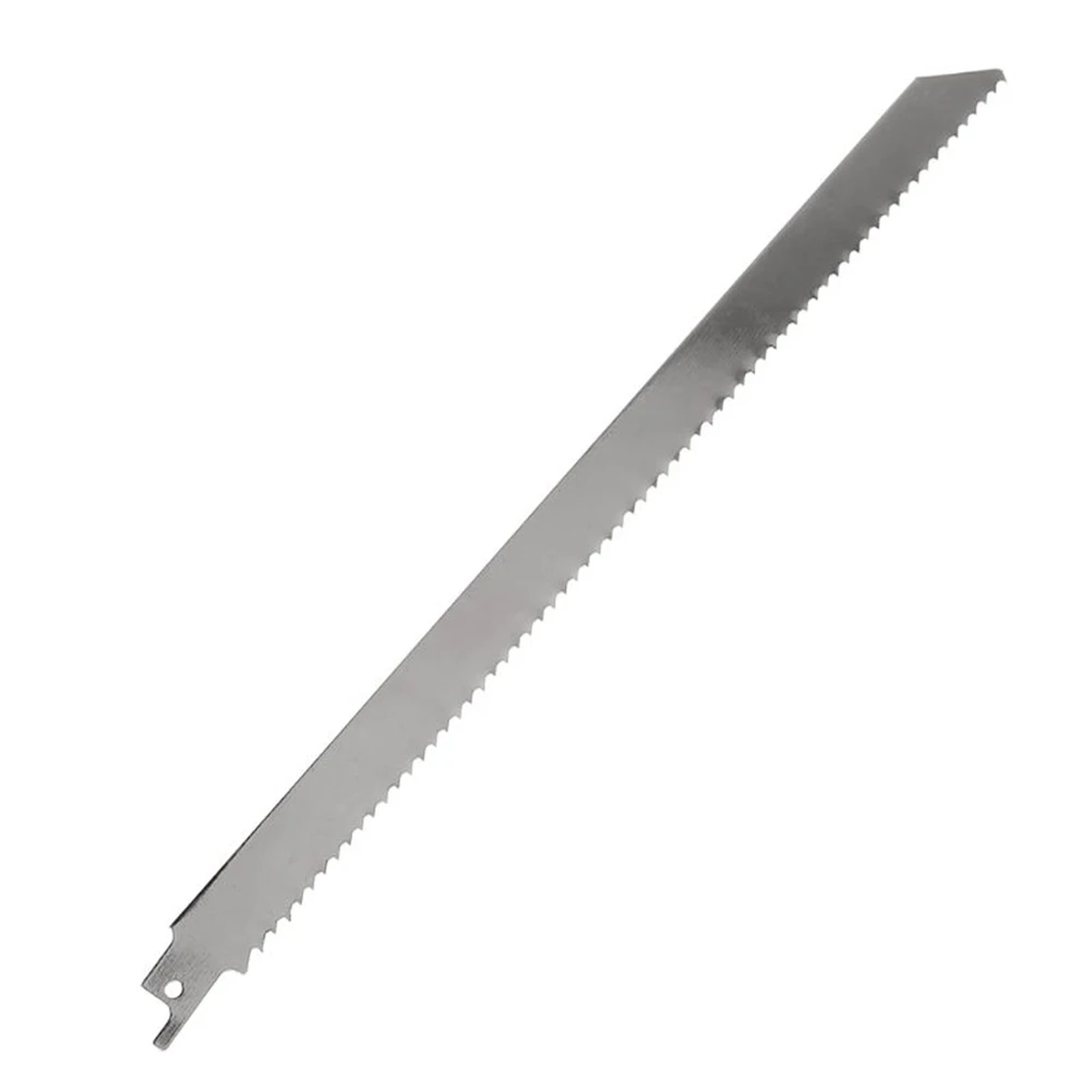 2Pcs 300mm Meat Bone Ice Cutting Reciprocating Saw Blade Stainless Steel Meat Saws Cutter For Cutting Meat Ice Wood Metal