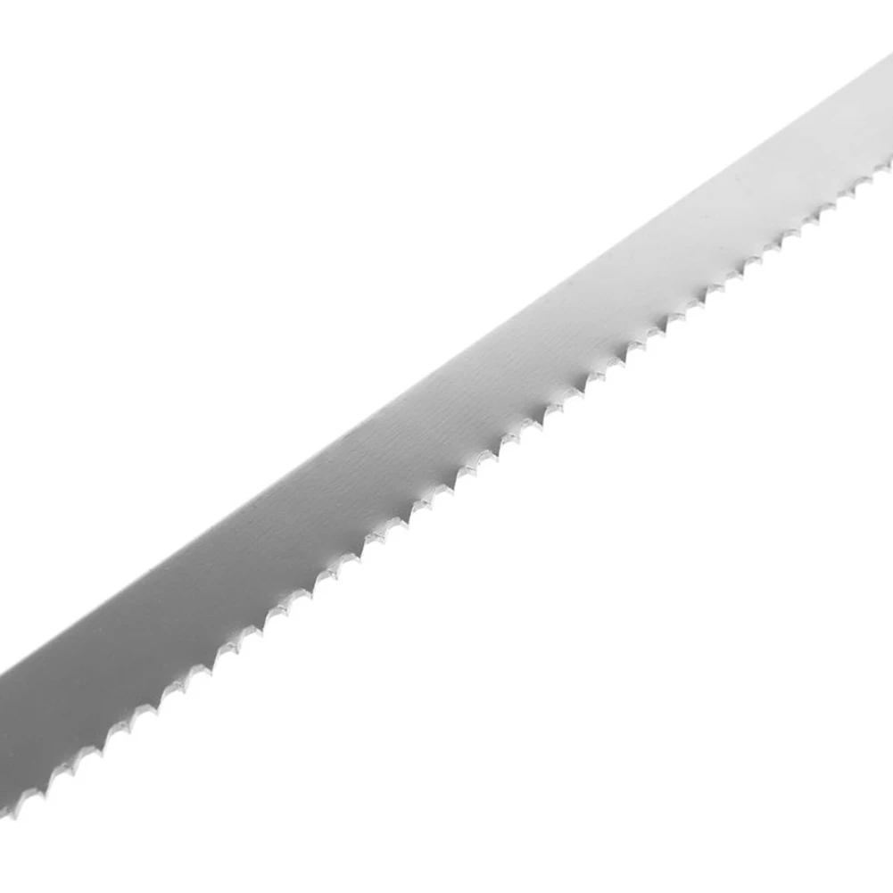 2Pcs 300mm Meat Bone Ice Cutting Reciprocating Saw Blade Stainless Steel Meat Saws Cutter For Cutting Meat Ice Wood Metal