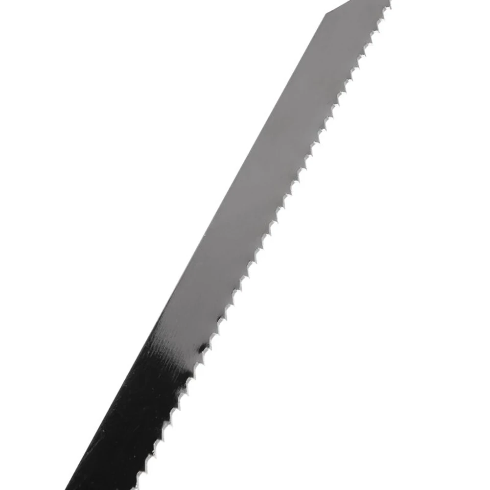 2Pcs 300mm Meat Bone Ice Cutting Reciprocating Saw Blade Stainless Steel Meat Saws Cutter For Cutting Meat Ice Wood Metal
