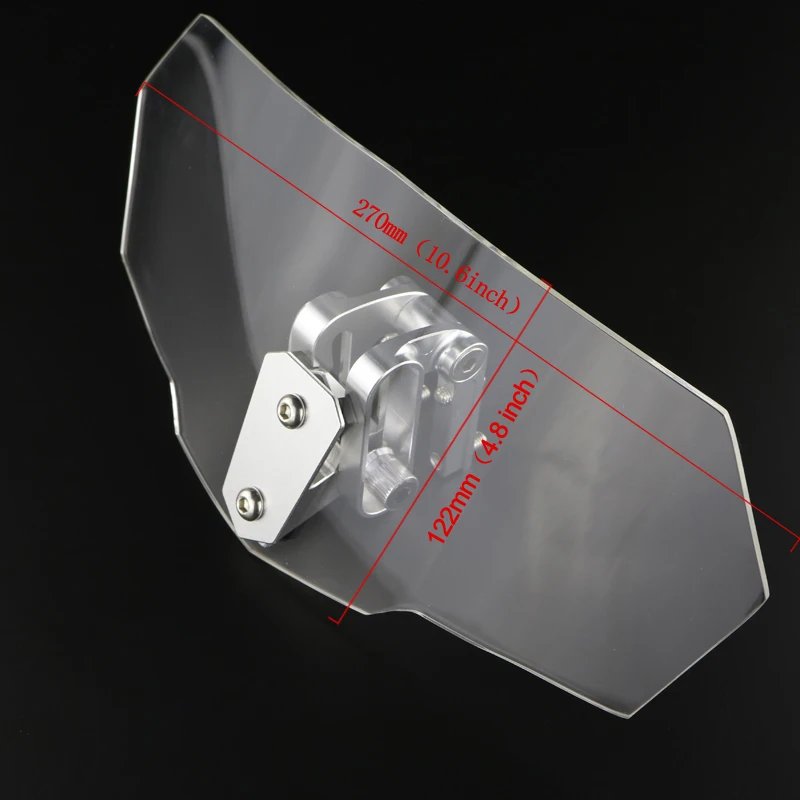 Windshield Extension Spoiler For BMW F650GS F700GS F800GS Adventure R1200GS F800R R1200R R1200 RT K1300S Windscreen Deflector