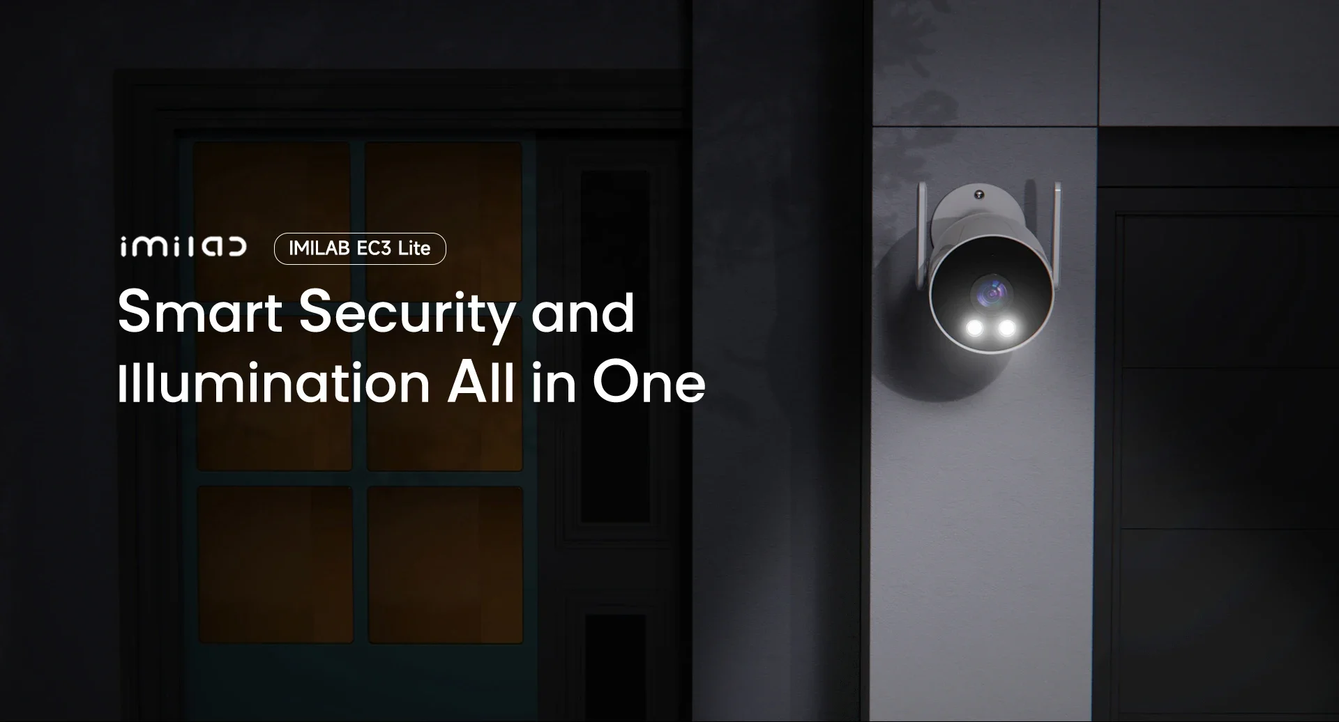 IMILAB EC3 Lite Camera Home Security Protection 2K HD Outdoor WIfi IP Smart Siren Color Night Vision CCTV Human Detection Webcam