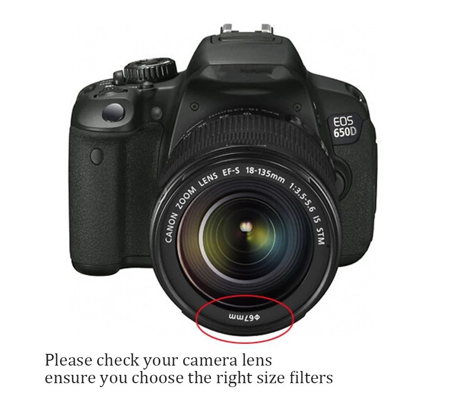 Walkingway Macro Close Up Filter DSLR Camera Lens Filter 37/40.5/49/52/55/58/62/67/72/77/82mm for Canon Sony Nikon DSLR Cameras