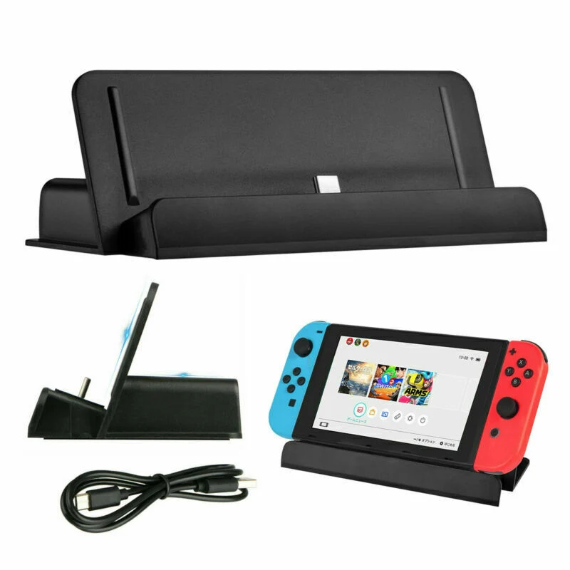 USB Type-C Charging Stand Charger for Nintendo Switch Console Dock Holder for NS Switch Lite Mini Dock Station Charger Stand