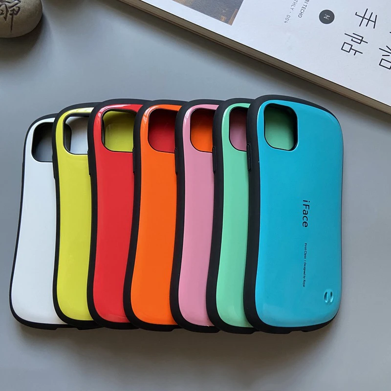 Case For iPhone 18 16 15 14 13 12 Pro 11 Pro Max 17 Air Plus iFace Classic Smooth Glossy Shockproof Luxury Back Cover Coque