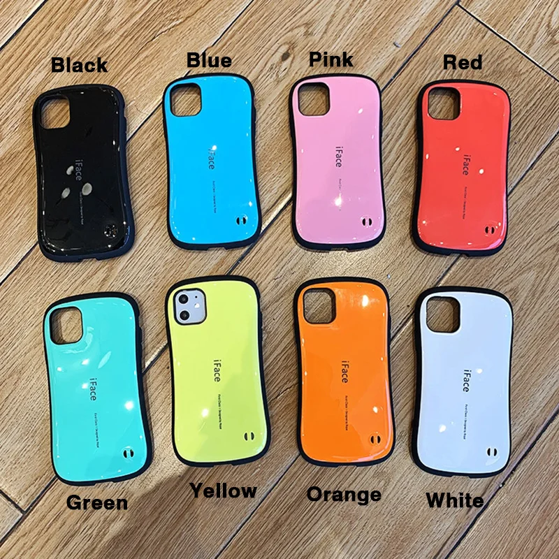 Case For iPhone 18 16 15 14 13 12 Pro 11 Pro Max 17 Air Plus iFace Classic Smooth Glossy Shockproof Luxury Back Cover Coque