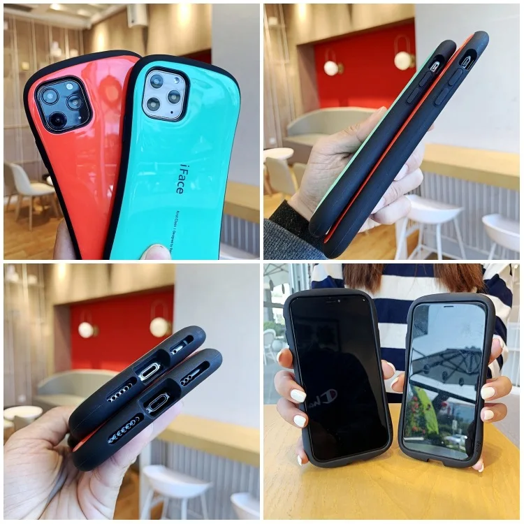 Case For iPhone 18 16 15 14 13 12 Pro 11 Pro Max 17 Air Plus iFace Classic Smooth Glossy Shockproof Luxury Back Cover Coque
