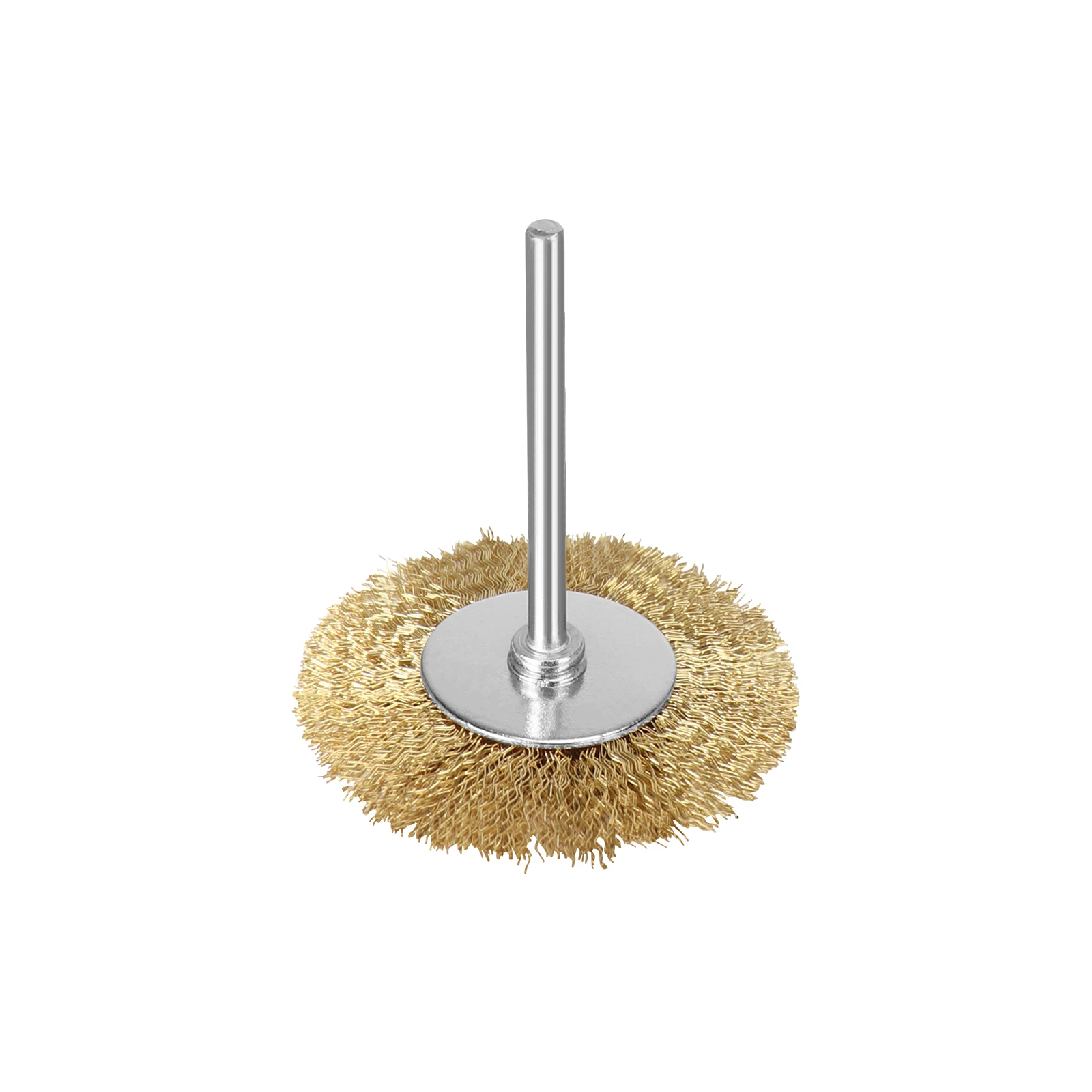 10Pcs Steel Wire Brush 3mm Shank Polishing Wheel Mini Drill Dremel Metal Rust Removal Surface Pretreatment Grinding Rotary Tool