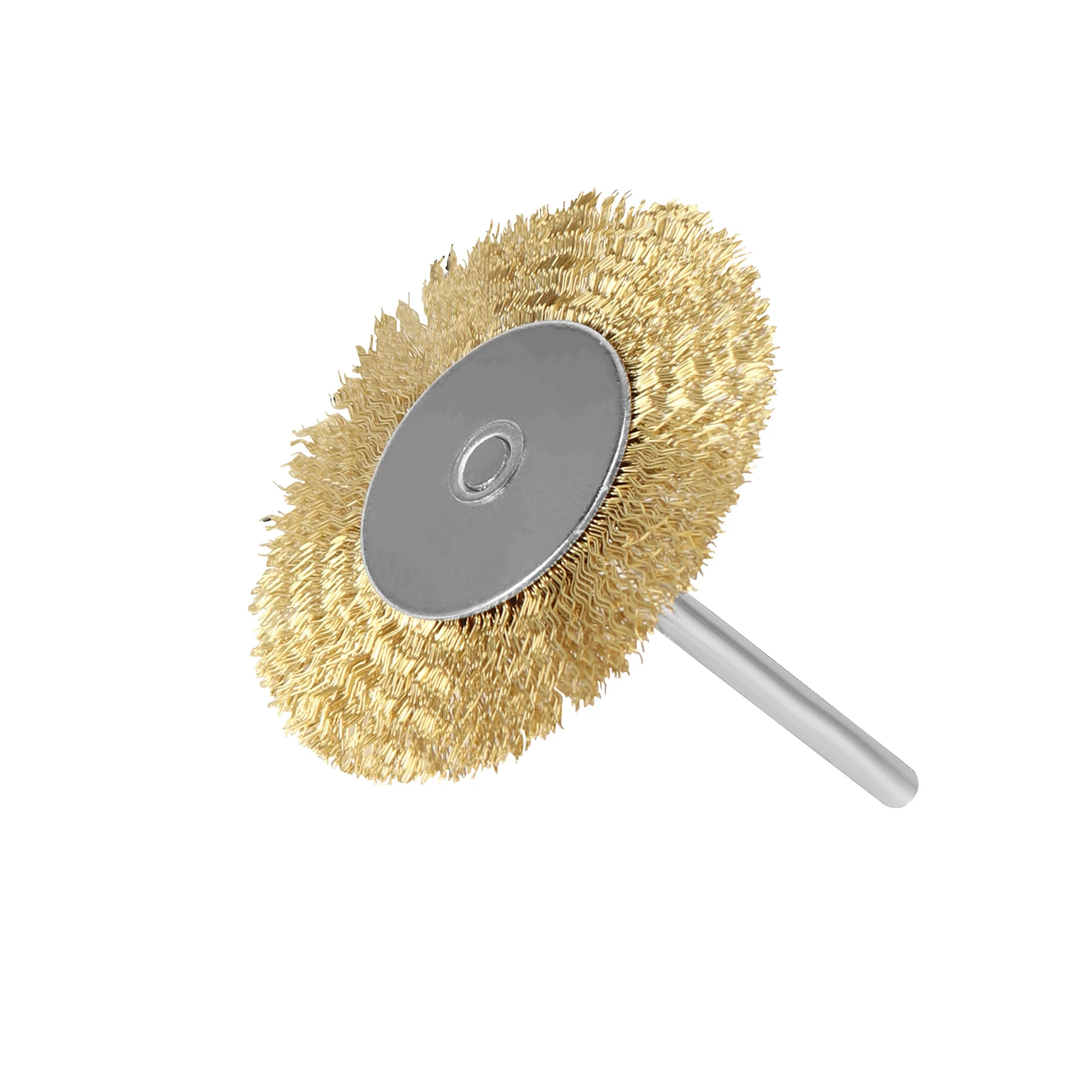 10Pcs Steel Wire Brush 3mm Shank Polishing Wheel Mini Drill Dremel Metal Rust Removal Surface Pretreatment Grinding Rotary Tool