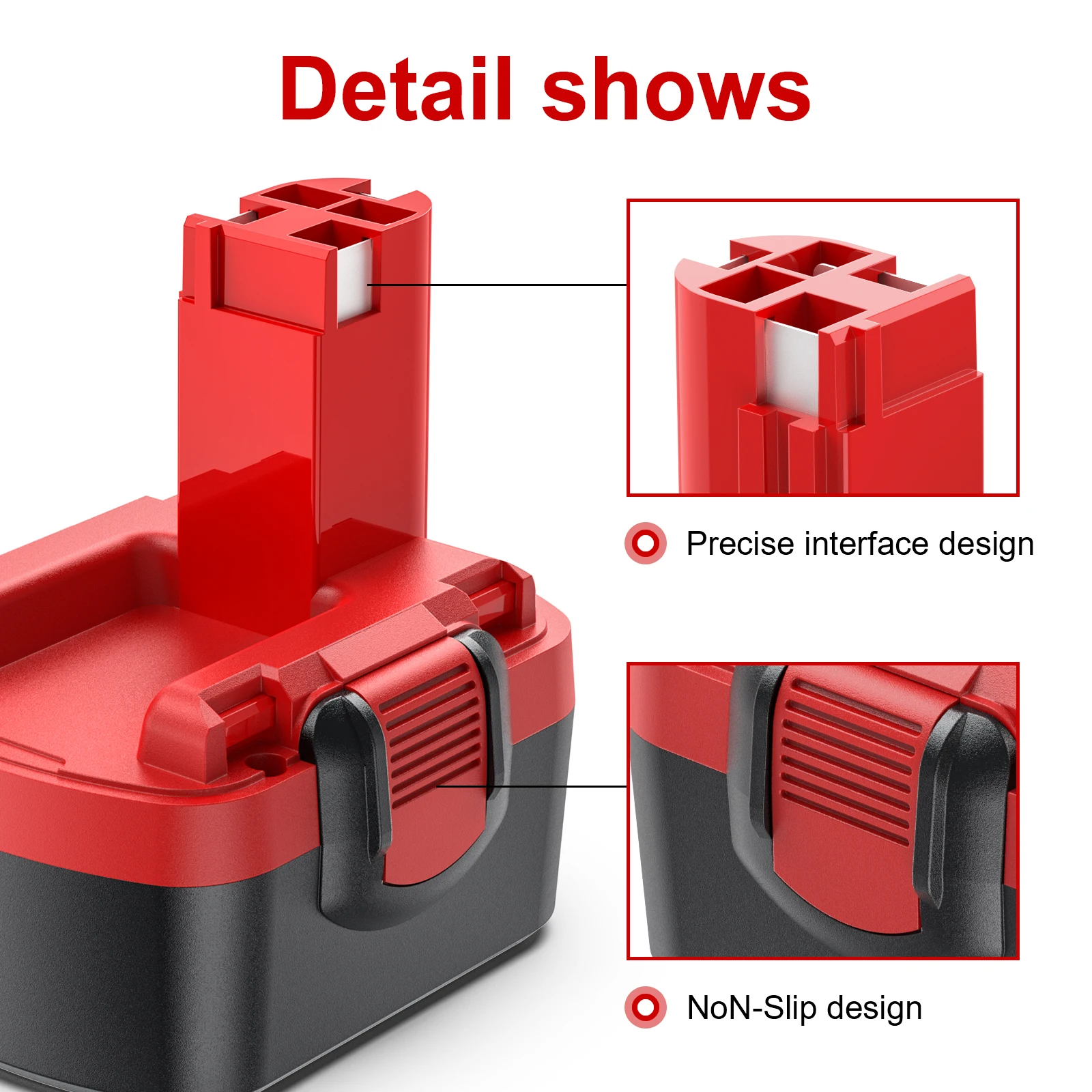 For Bosch BAT038 14.4V Battery BAT040 D70745 2607335273 BAT041 BAT159 2607335465 BAT140 35614 Charge Battery Power Tool