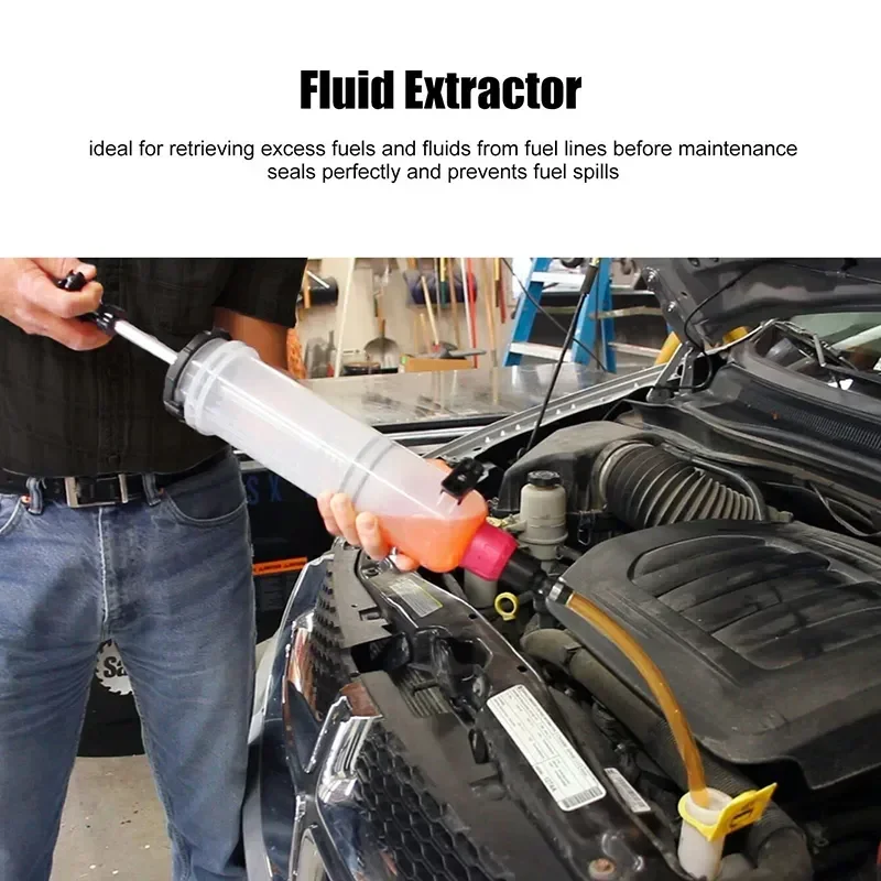 200/500/1500ML Car Oil Extractor Manual Suction Vacuum Siphon Pump Brake Fluid Syringe Pump