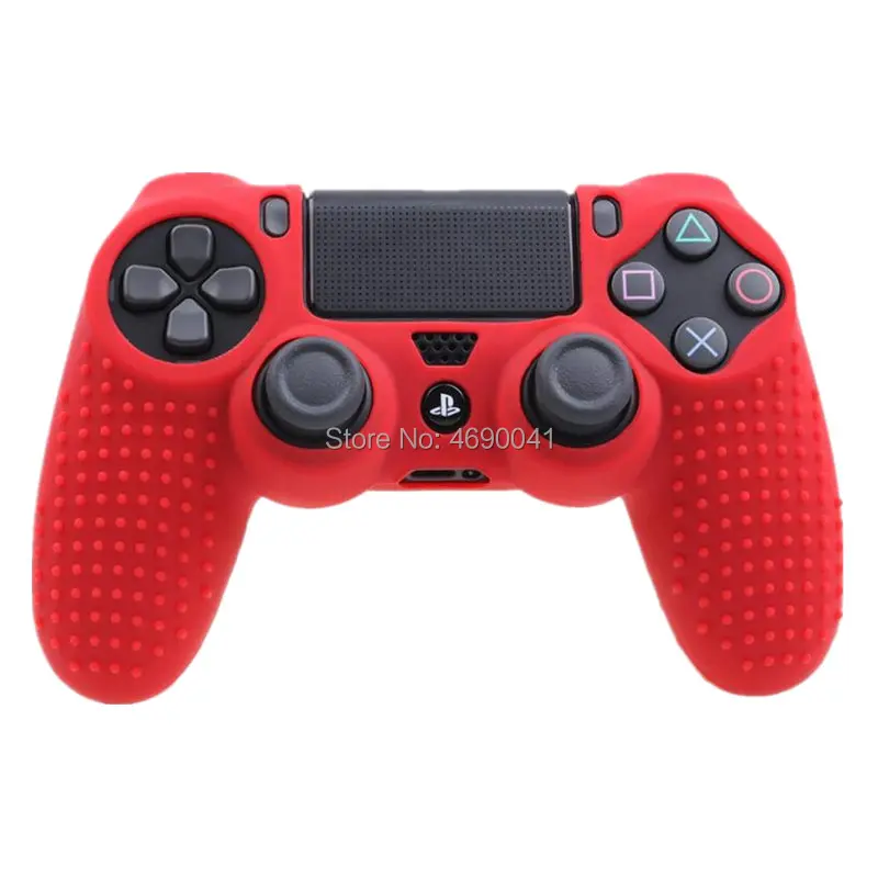 Anti-Slip Soft Silicone Gel Rubber Skin Cover For SONY Playstation 4 PS4 Controller Protective Case For PS4 Pro Slim Gamepad