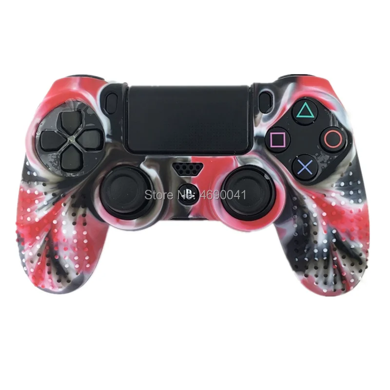 Anti-Slip Soft Silicone Gel Rubber Skin Cover For SONY Playstation 4 PS4 Controller Protective Case For PS4 Pro Slim Gamepad