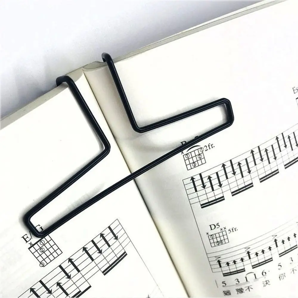 2Pcs Pianos Stands Song Book Clips Page Holder Music Note Clips For Speech Draft Cooking Recipe Magazines Newspapers Music Book