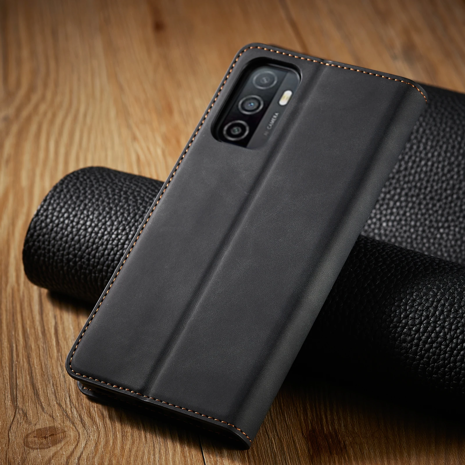 Leather Flip Phone Case For Xiaomi Redmi Note 14 13 Pro + 12S 11S 10S 9S 12 11 10 9 8 7 Pro Plus 5G 12C 13C Card Wallet Cover