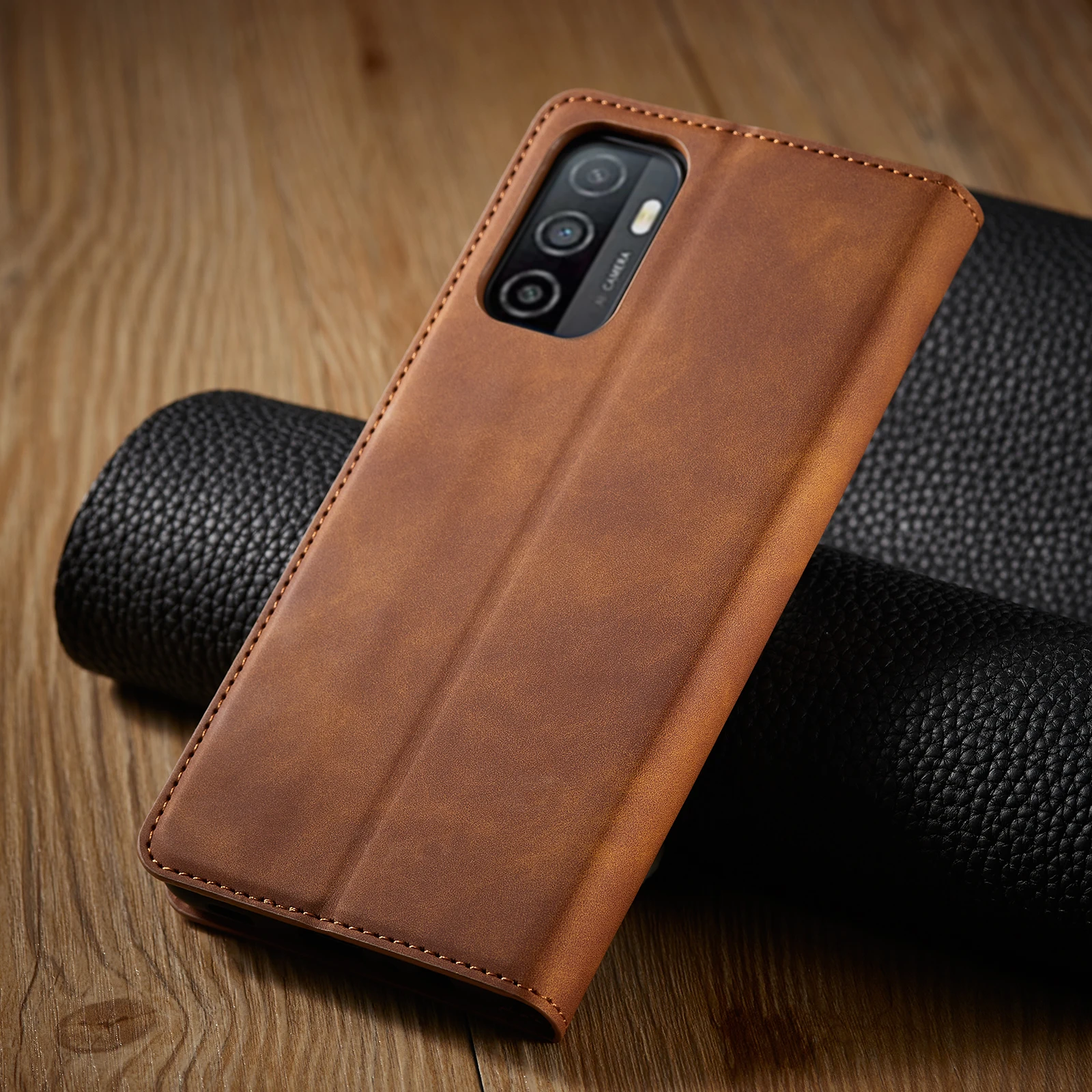 Leather Flip Phone Case For Xiaomi Redmi Note 14 13 Pro + 12S 11S 10S 9S 12 11 10 9 8 7 Pro Plus 5G 12C 13C Card Wallet Cover