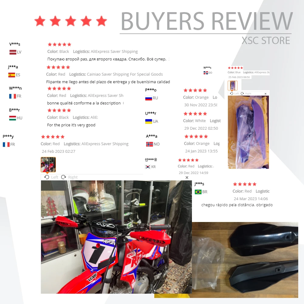 For KTM HONDA YAMAHA SUZUKI Pit Dirt Bike 22MM 28MM Universal Motorcycle Hand Guards Handle Protector Handguard Handlebar Pro