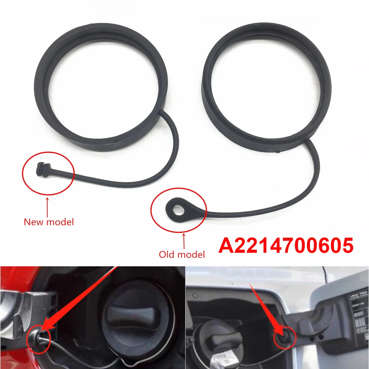 Car Fuel Tank Cap Cable Rope A2214700605 A2224700005 for Mercedes-Benz C E A S Class W211 W203 W204 W124 W202 W212 W205 W201
