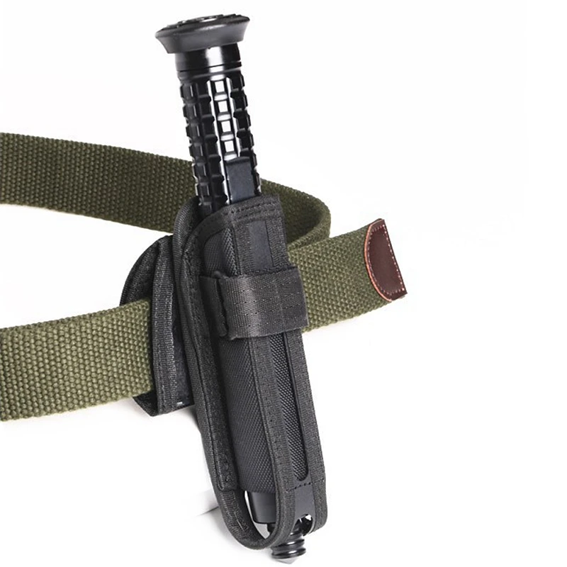New Tactical Nylon Baton Holster Hunting 360 Degree Rotating Baton Pouch Bag Airsoft Magazine Organizer Pouch