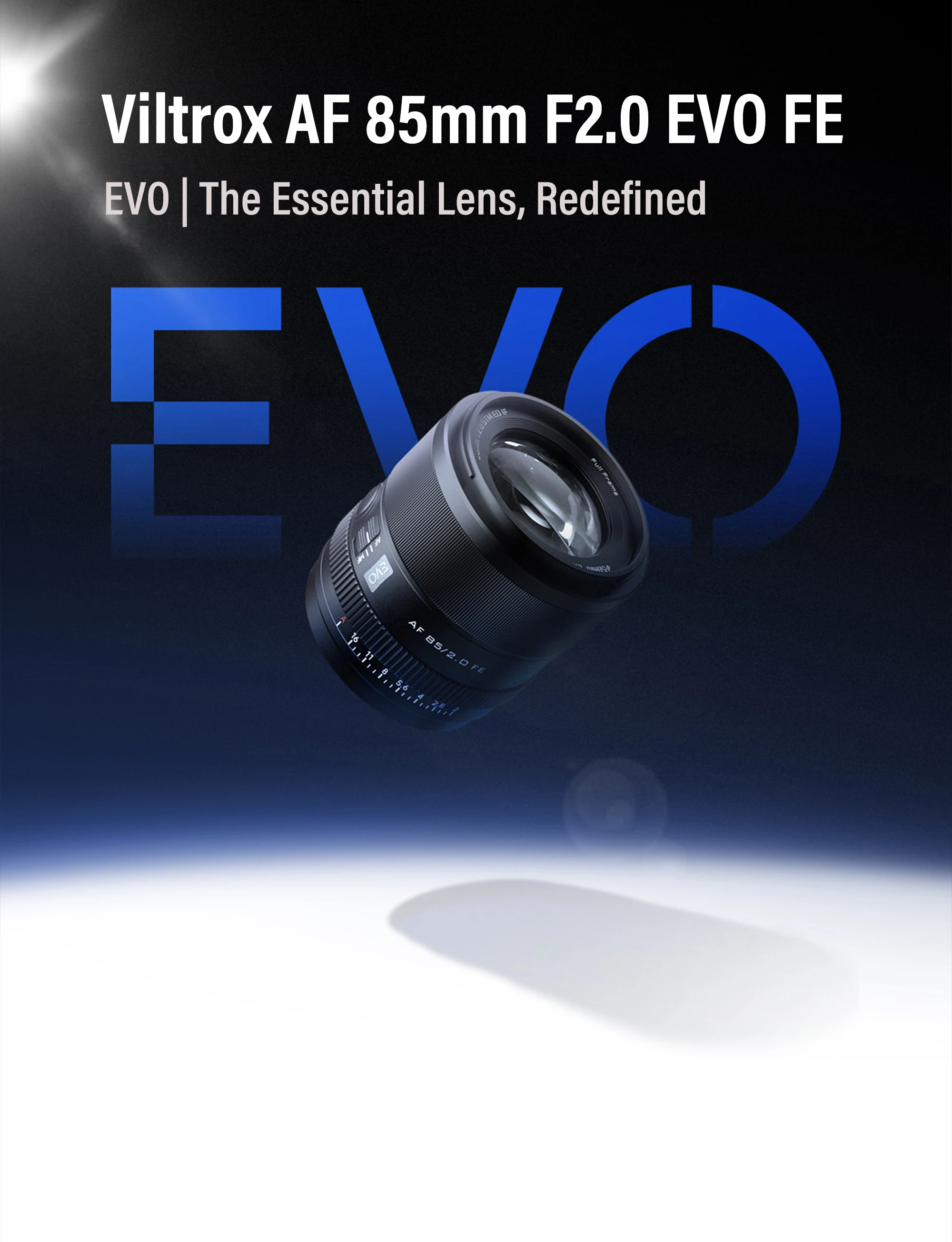 Viltrox 35mm 55mm f1.8 85mm F2.0 EVO Full Frame Auto Focus Portrait Camera Lens for Sony E Nikon Z Mount A7CII ZV-E10 Z5 Z6