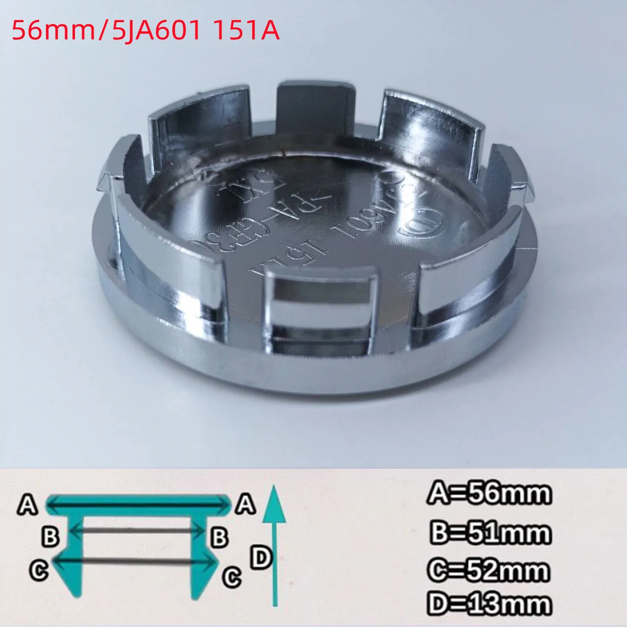 4Pcs Universal Car Wheel Hub Center Caps 49/50/56/60/65/68mm Black Silver Auto Hub Covers Replacement Accessories