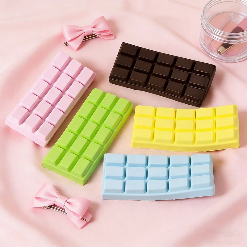 Ultra Slow Rising PU Squishy Chocolate Bar Soft Squeeze Stress Relief Realistic Simulation Food Fidget For Anxiety Relief