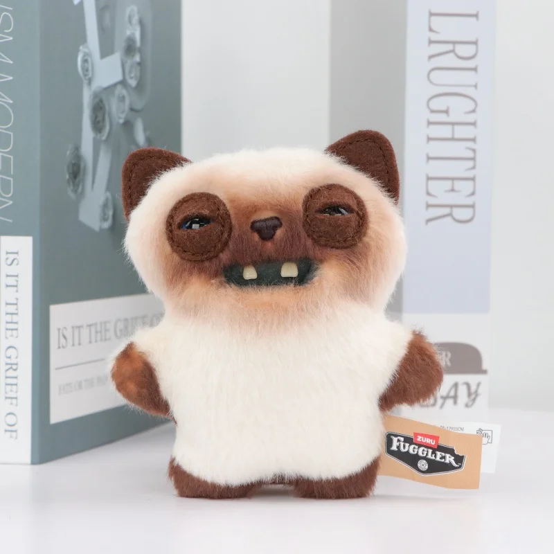 Original Fuggler ALLEY CAT Keychain Blind Box Plush Toys 12CM Cute Cats Animal Stuffed Pandents Fugglers Random Blind Boxs Gifts