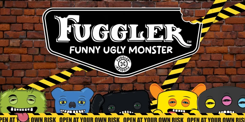 Original Fuggler ALLEY CAT Keychain Blind Box Plush Toys 12CM Cute Cats Animal Stuffed Pandents Fugglers Random Blind Boxs Gifts