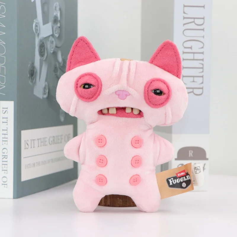 Original Fuggler ALLEY CAT Keychain Blind Box Plush Toys 12CM Cute Cats Animal Stuffed Pandents Fugglers Random Blind Boxs Gifts