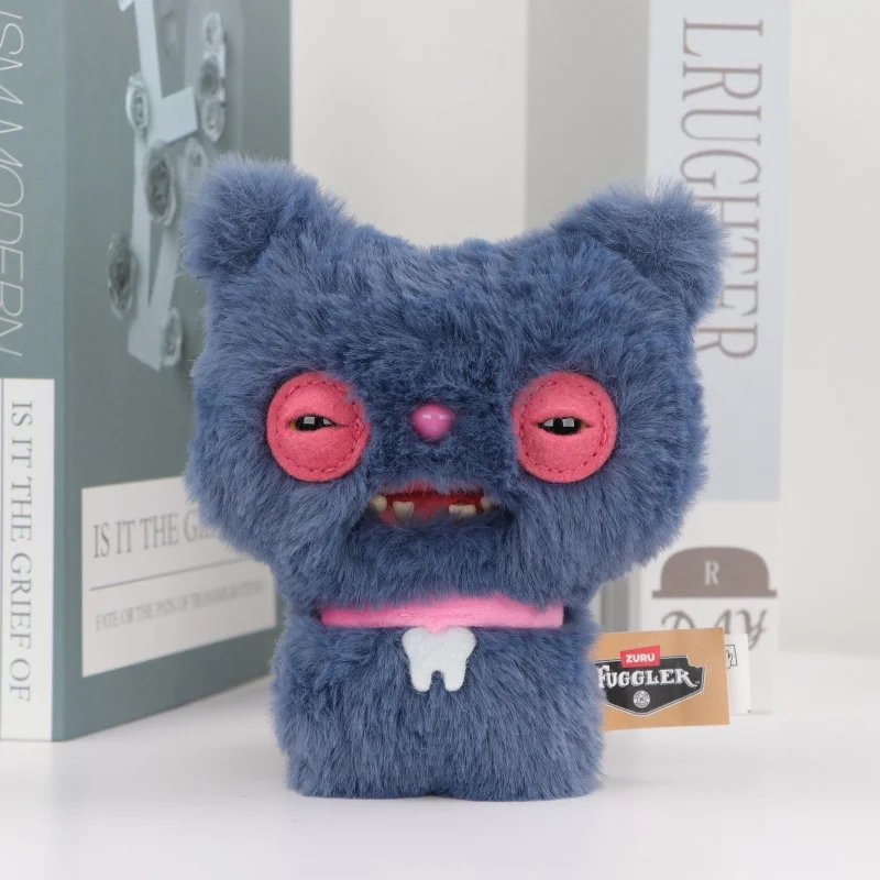 Original Fuggler ALLEY CAT Keychain Blind Box Plush Toys 12CM Cute Cats Animal Stuffed Pandents Fugglers Random Blind Boxs Gifts