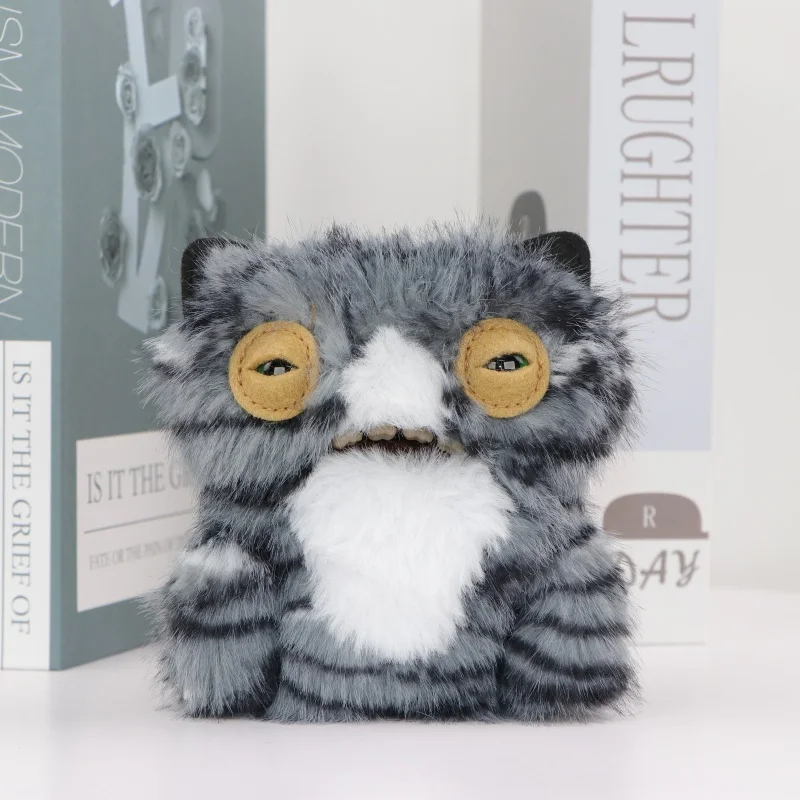Original Fuggler ALLEY CAT Keychain Blind Box Plush Toys 12CM Cute Cats Animal Stuffed Pandents Fugglers Random Blind Boxs Gifts